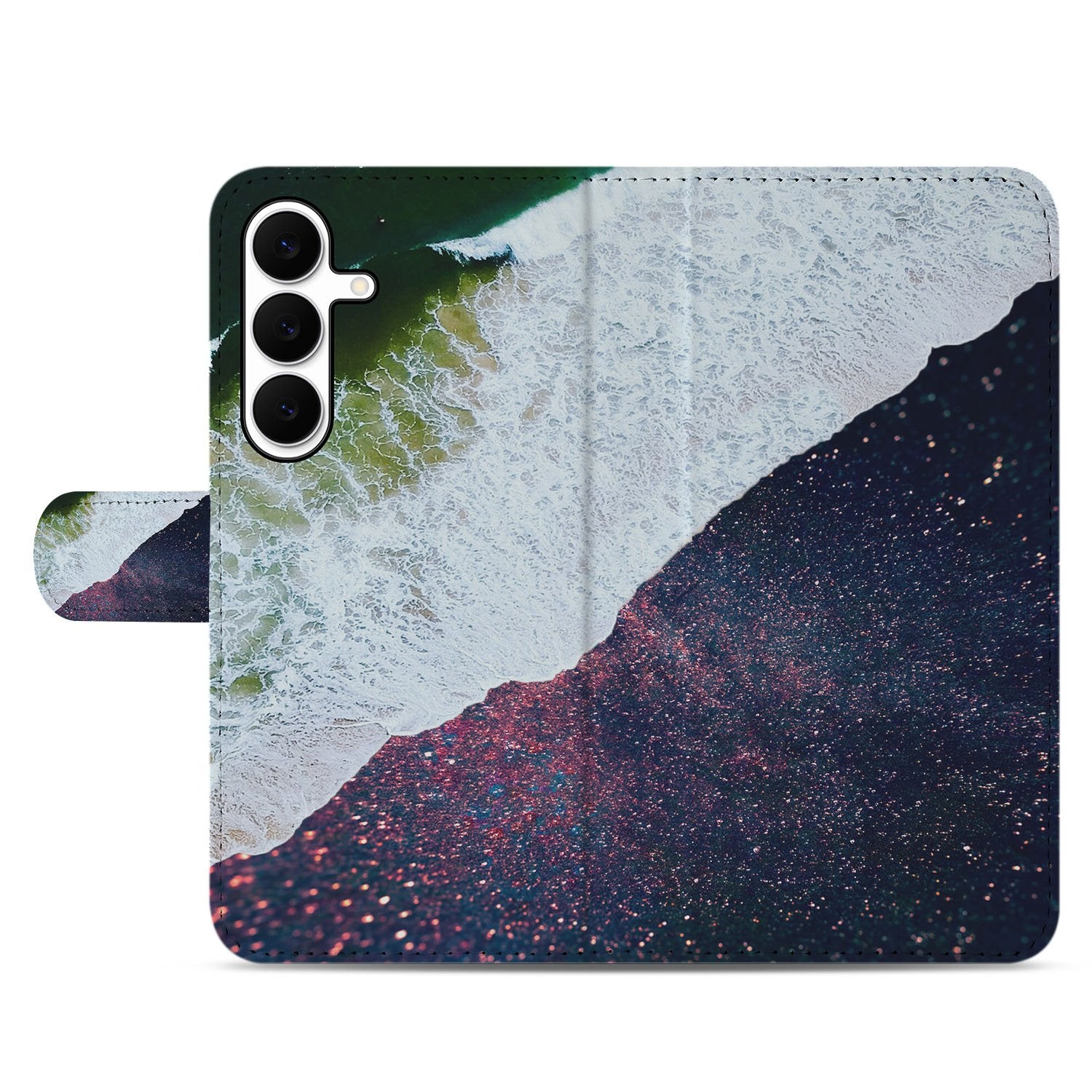 Samsung Galaxy S25 FE Book Case Sea in Space