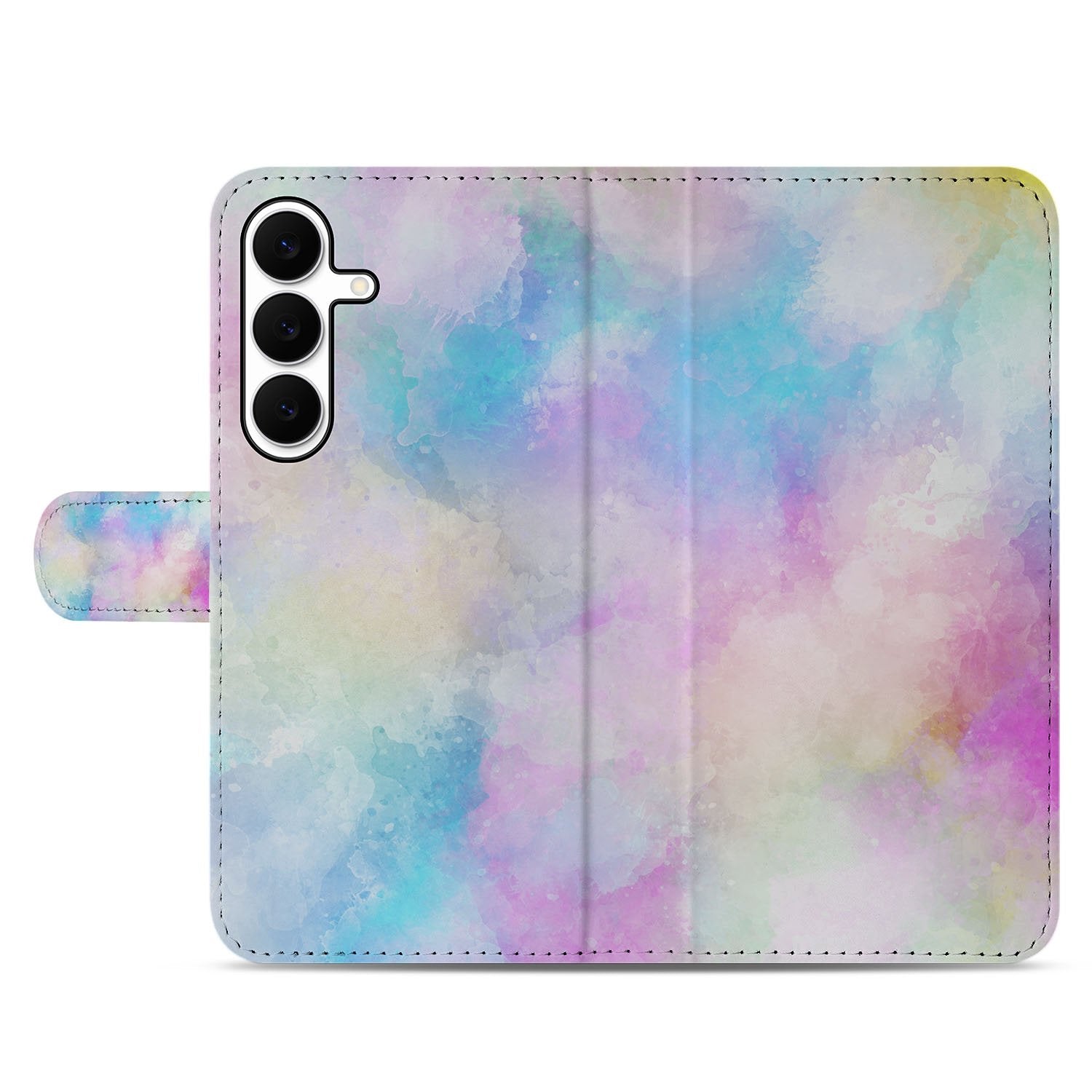 Samsung Galaxy S25 FE Bookcase Hoesje Met Pasjeshouder Watercolor Light