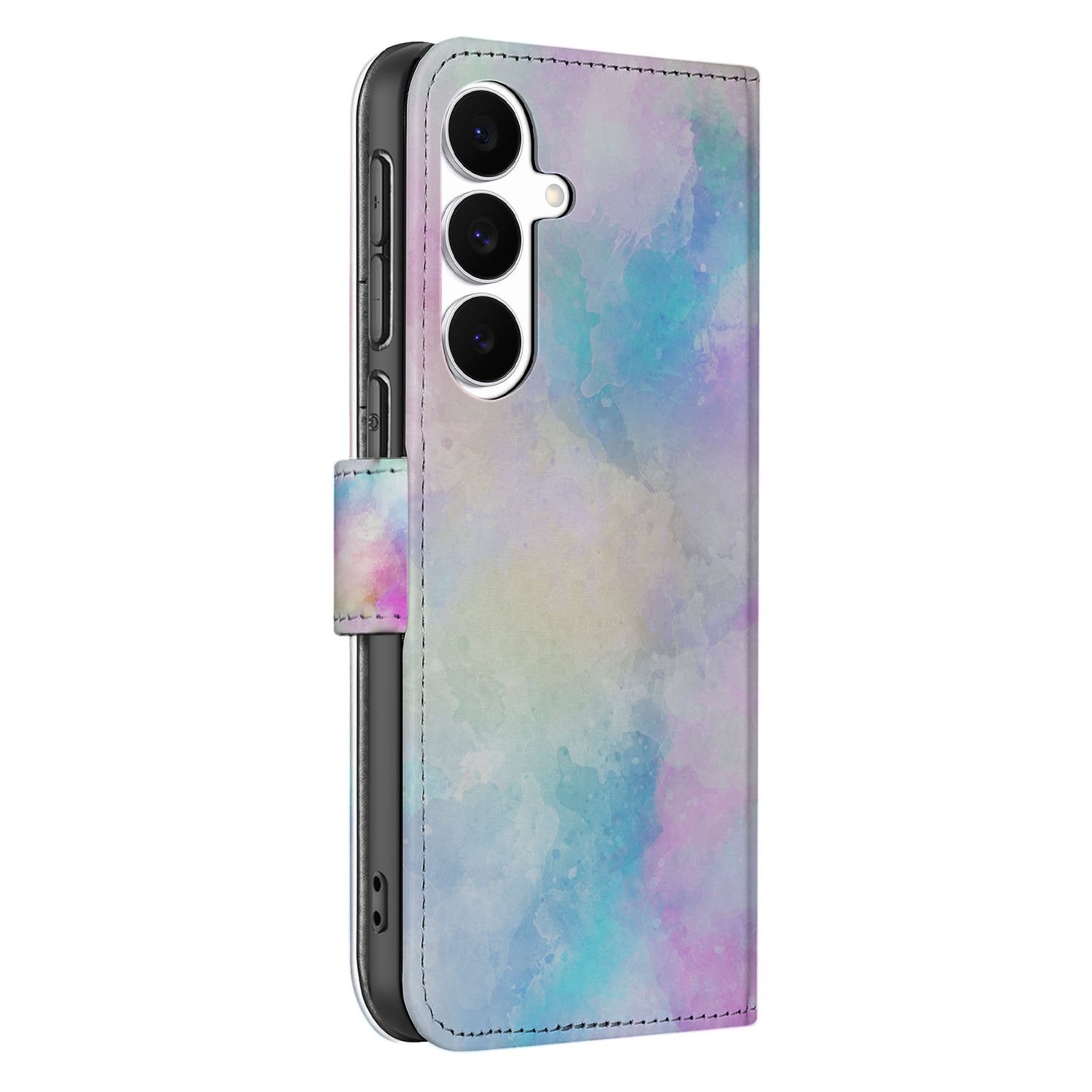 Samsung Galaxy S25 FE Bookcase Hoesje Met Pasjeshouder Watercolor Light