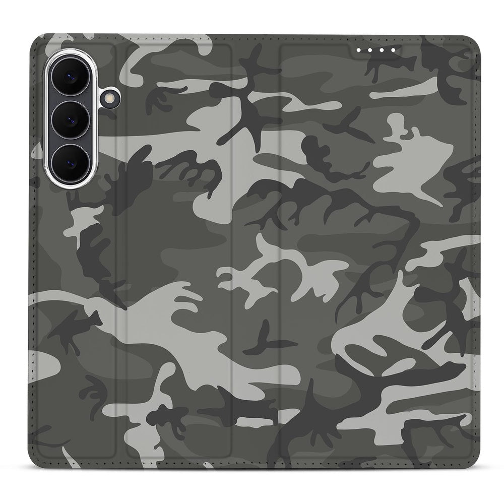 Samsung Galaxy S25 FE Telefoonhoesje Army Light Book Case camouflage