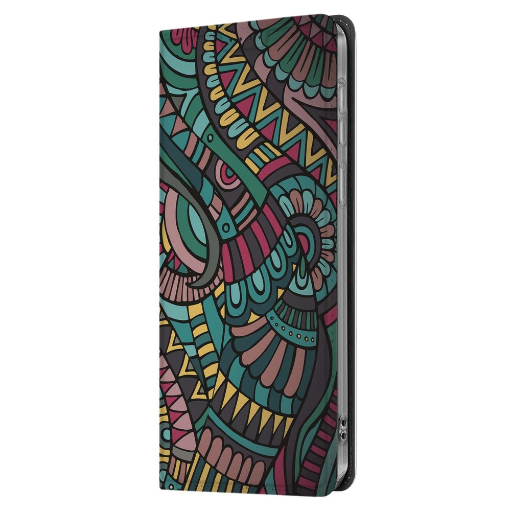 Samsung Galaxy S25FE Flip Style Cover Aztec design Aztec aanzicht