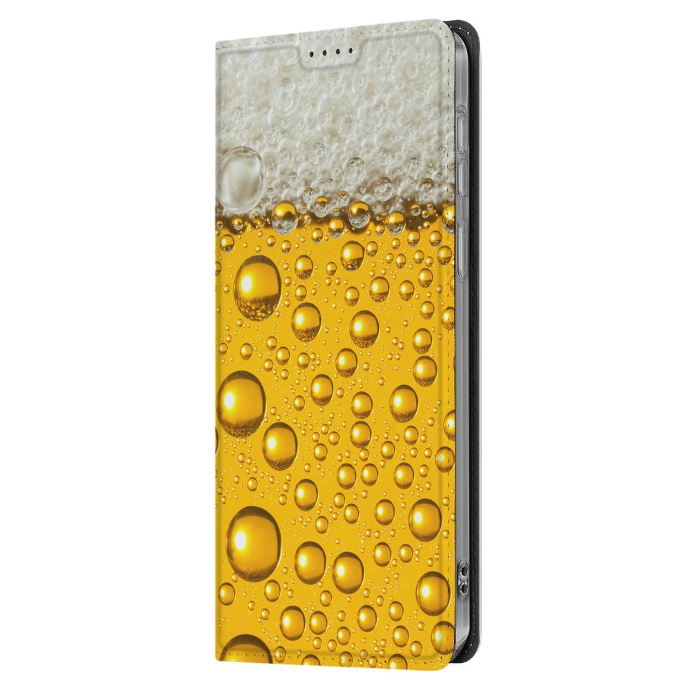 Samsung Galaxy S25 FE Wallet Case Bier bierprint design voorkant