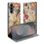 Samsung Galaxy S25 FE Book Case Bloemen boekcase bloemen design aanzicht