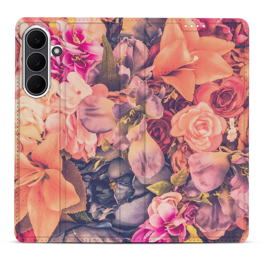 Samsung Galaxy S25 FE Telefoonhoesje Bosje Bloemen bloemenprint hoesje achterkant