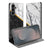 Samsung Galaxy S25 FE Stand Case Hoesje Marble White Black voorkant achterkant
