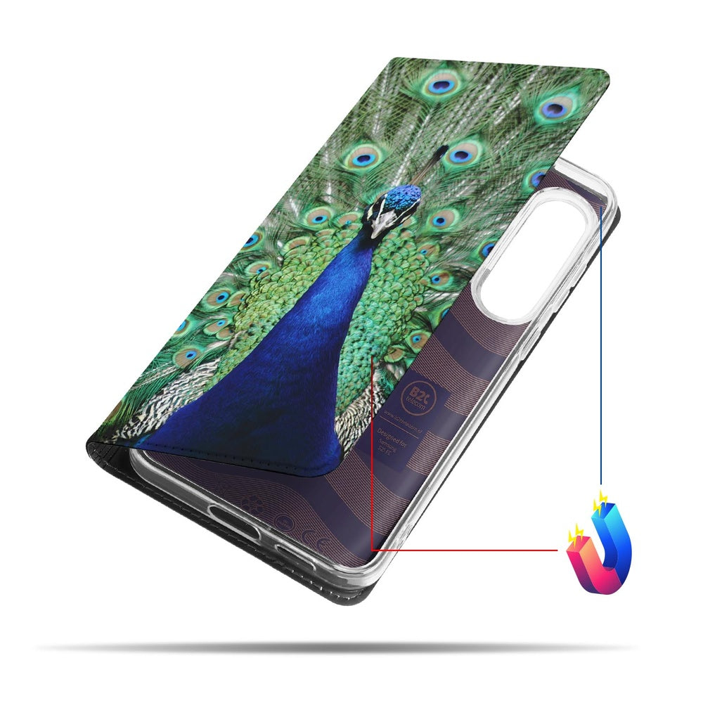 Samsung Galaxy S25FE Book Case Pauw voorkant