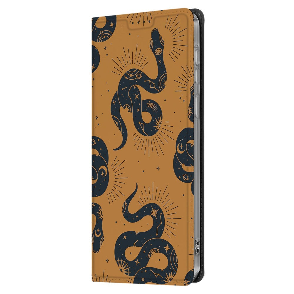 Samsung Galaxy S25 FE Book Wallet Case Snakes zijkant