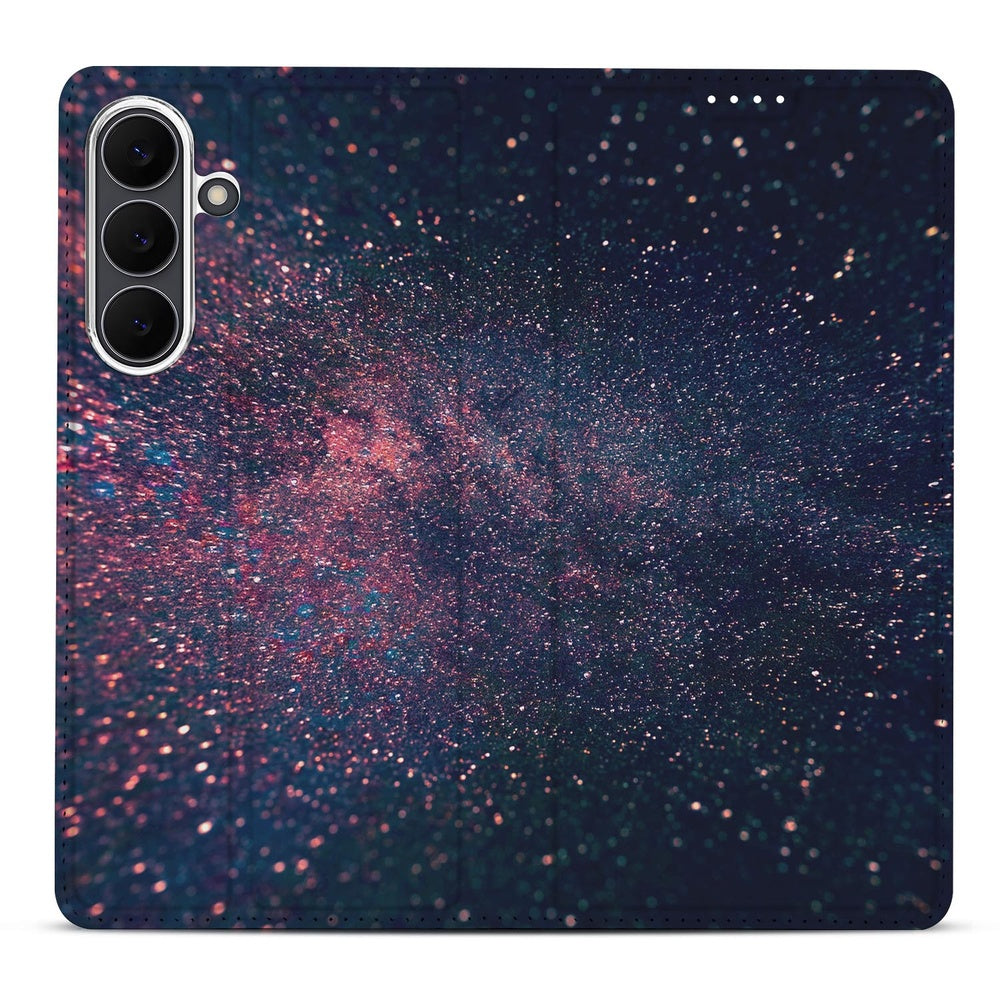 Samsung Galaxy S25 FE Stars Flip Style Cover sterrenhemel ontwerp achterkant