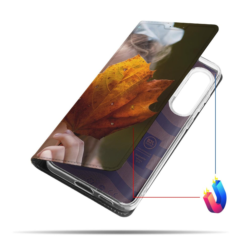 Samsung S25 FE Hoesje Maken | Stand Case foto blad aanzicht