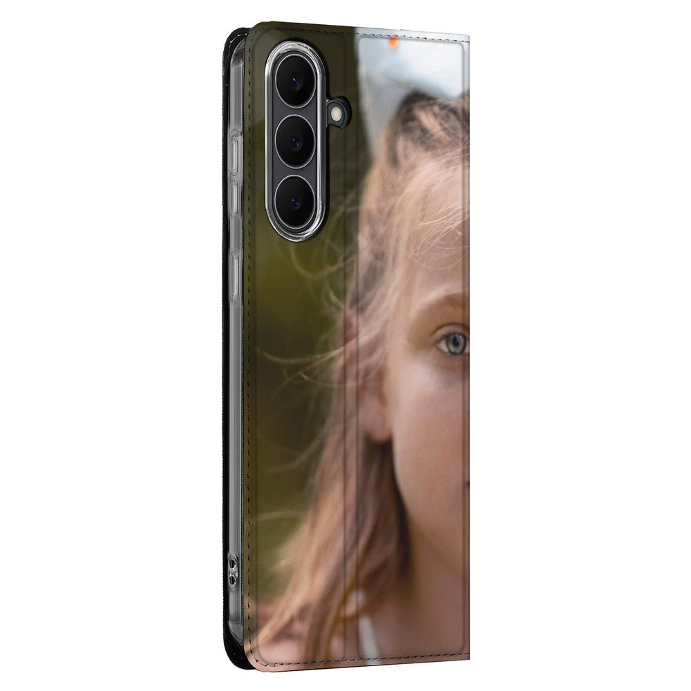 Samsung S25 FE Hoesje Maken | Stand Case foto meisje aanzicht