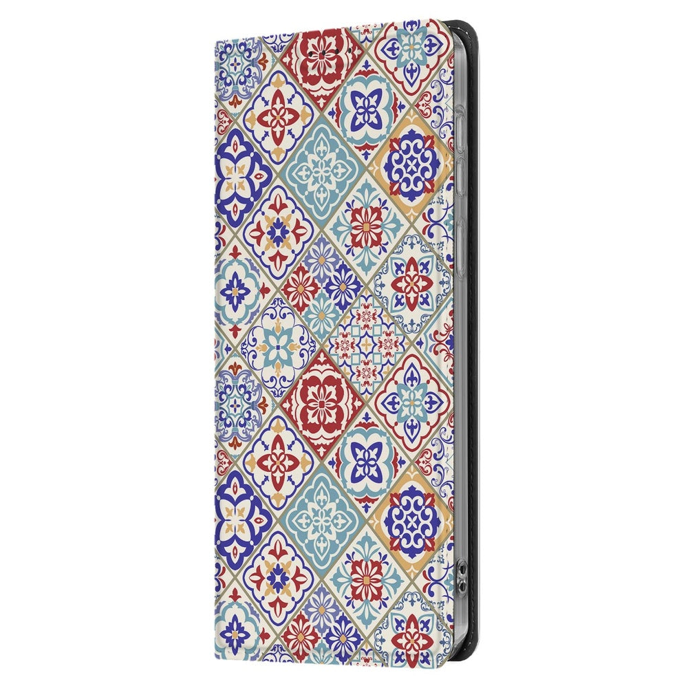 Samsung Galaxy S25 FE Wallet Case Tiles Color aanzicht