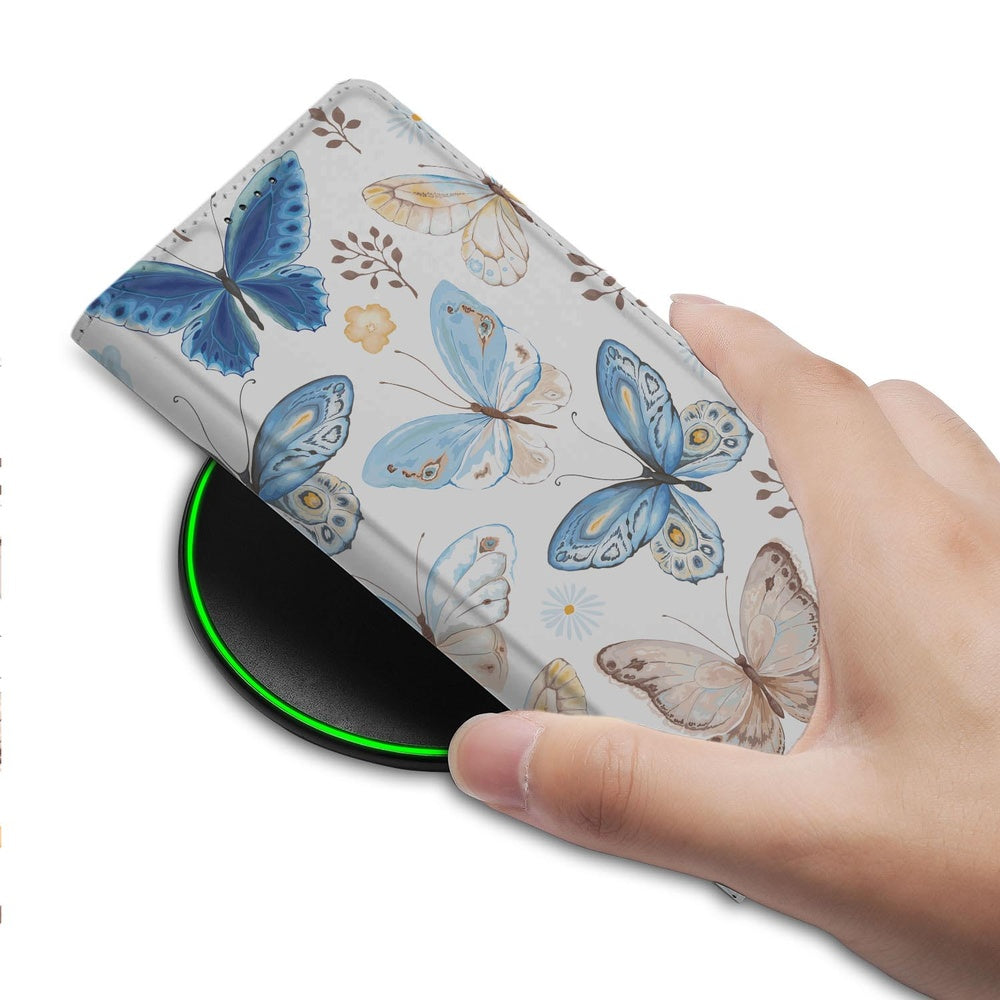 Samsung Galaxy S25 FE Flip Style Cover Vlinder design vlinder aanzicht