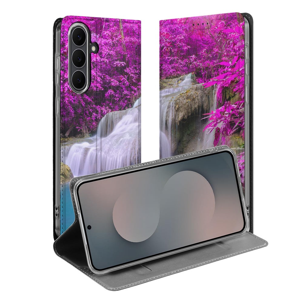 Samsung Galaxy S25 FE Telefoonhoesje met magneet Waterval telefoonhoesje waterval ontwerp aanzicht
