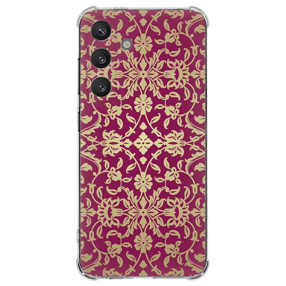 Samsung Galaxy S25 FE Hoesje - Barok Pink TPU Antishock