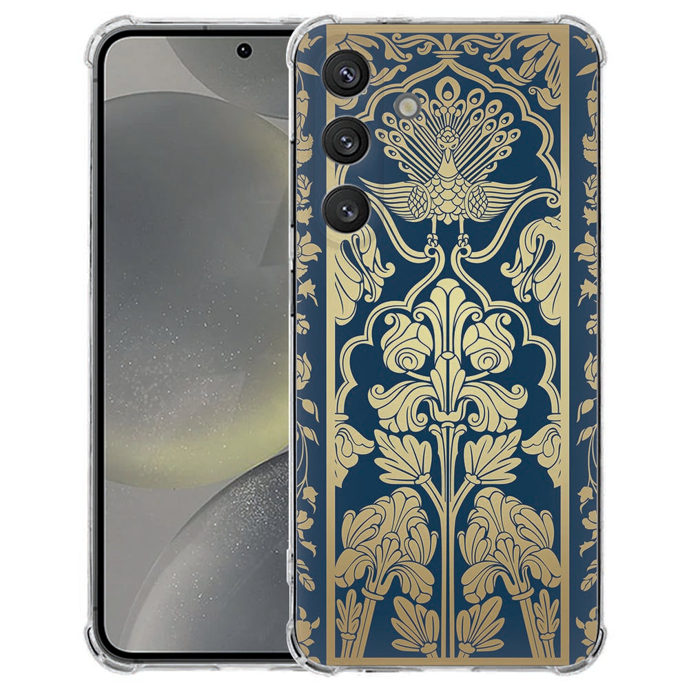 Samsung Galaxy S25 FE Hoesje - Beige Flowers TPU Antishock