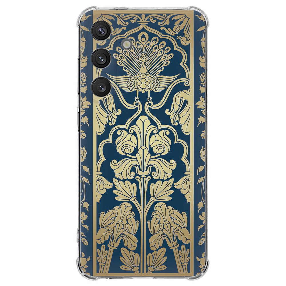 Samsung Galaxy S25 FE Hoesje - Beige Flowers TPU Antishock