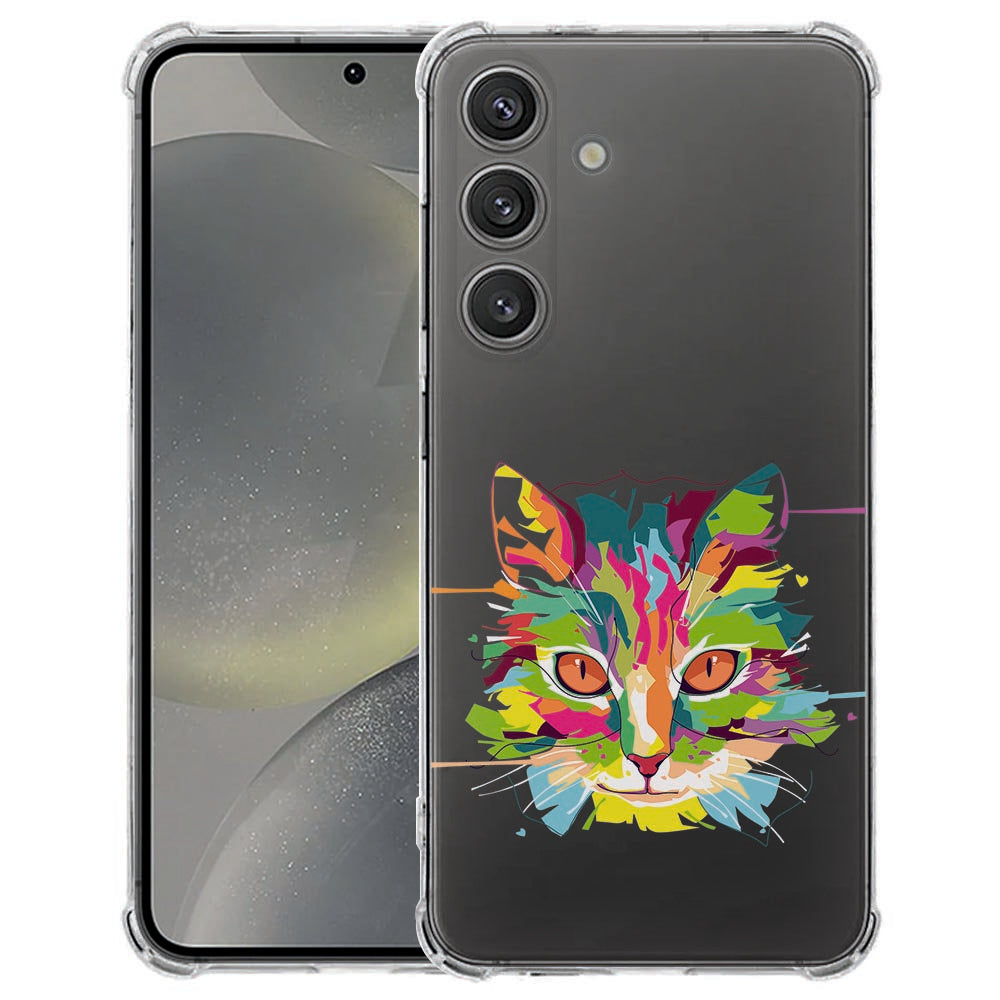 Samsung Galaxy S25 FE Hoesje - Cat Color TPU Antishock