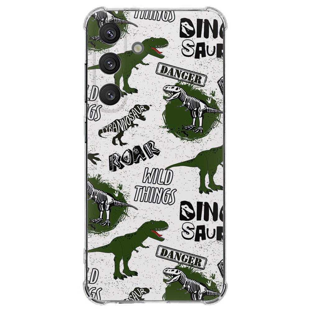Samsung Galaxy S25 FE Hoesje - Dinosaurus TPU Antishock