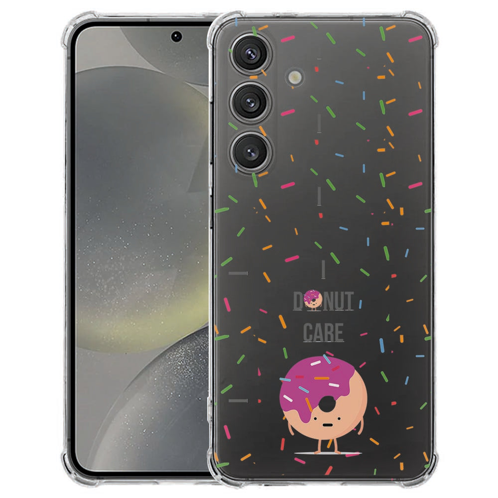Samsung Galaxy S25 FE Hoesje - Hoesje Donut Roze TPU Antishock