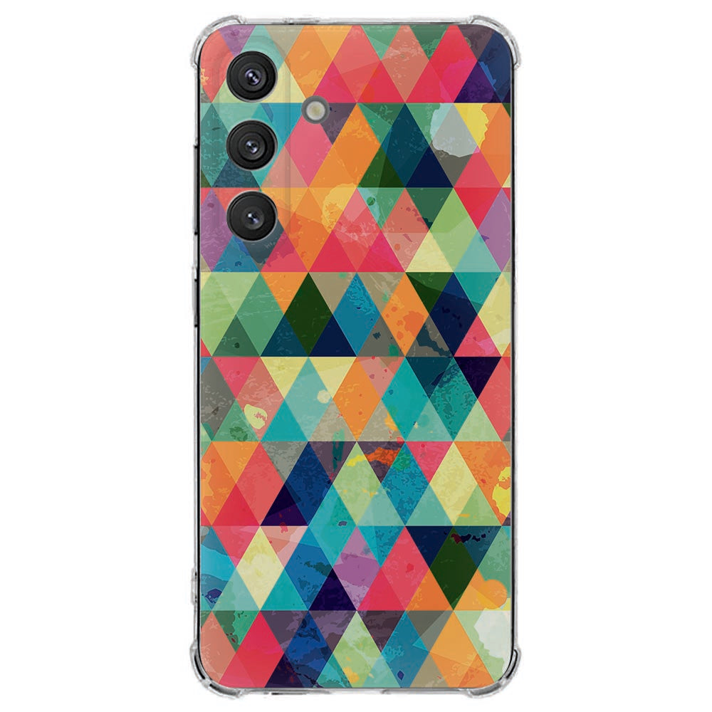 Samsung Galaxy S25 FE Hoesje - Geruit TPU Antishock