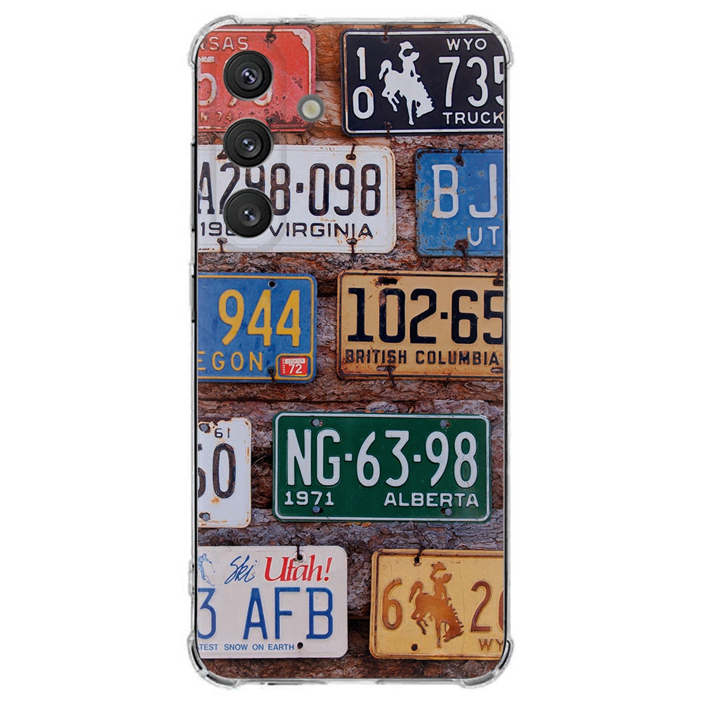 Samsung Galaxy S25 FE Hoesje - Kentekenplaten TPU Antishock