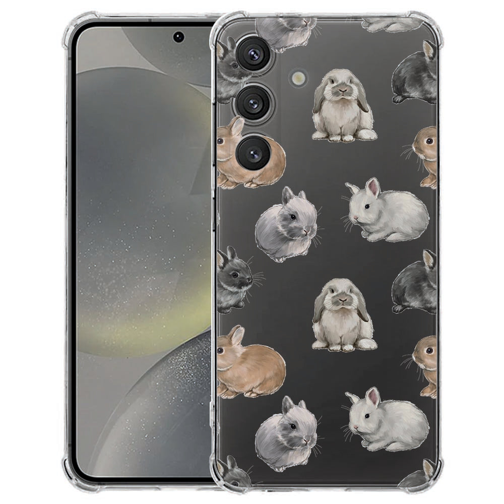 Samsung Galaxy S25 FE Hoesje - Konijntjes TPU Antishock