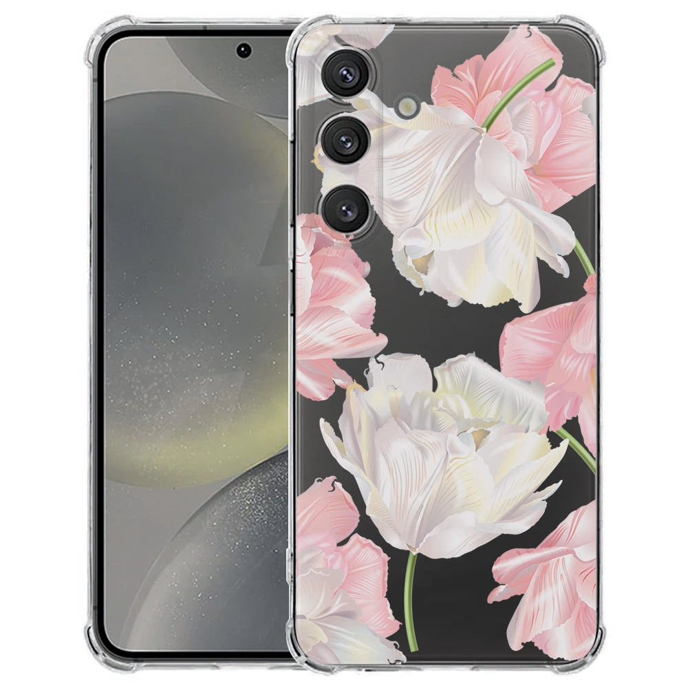 Samsung Galaxy S25 FE Hoesje - Bloemen TPU Antishock