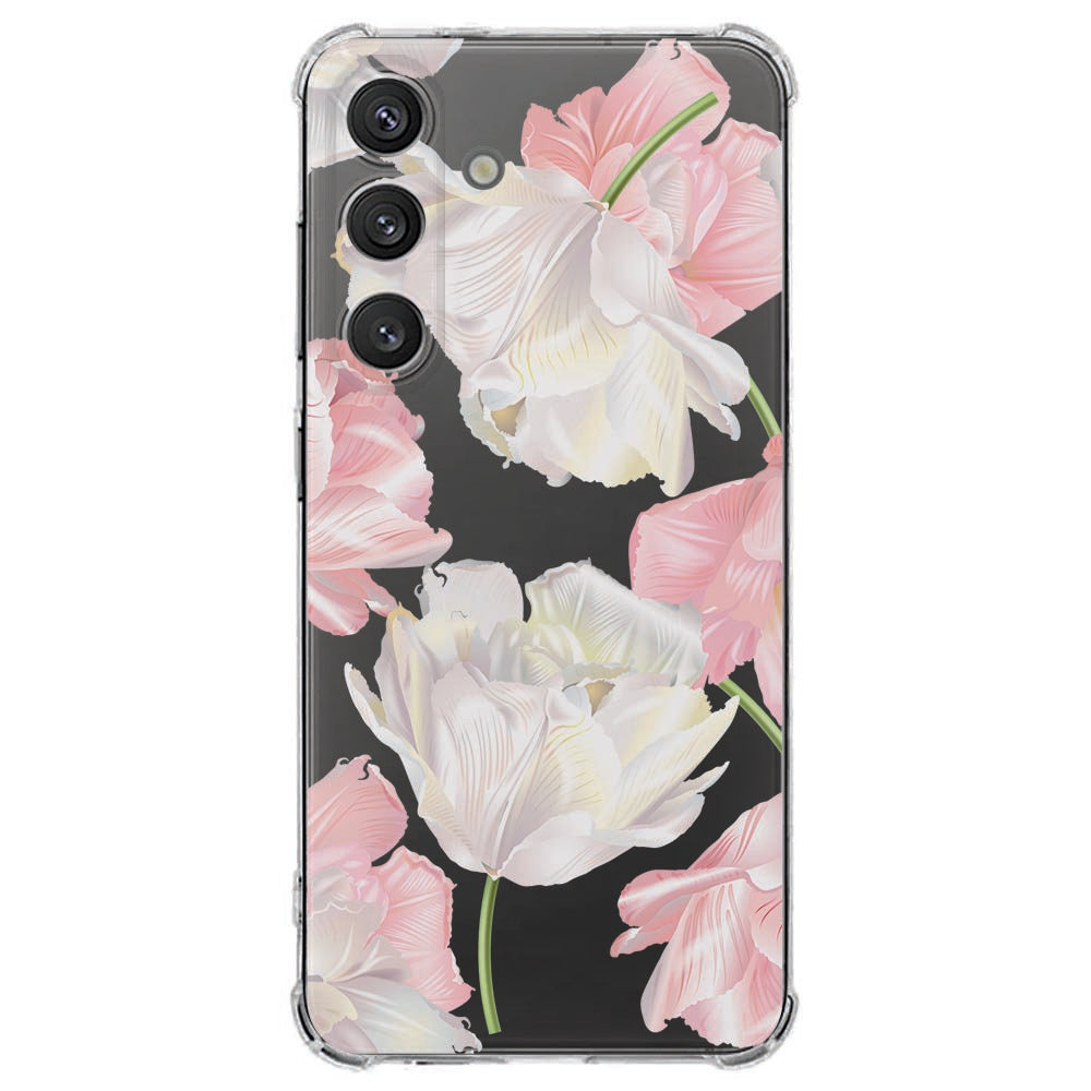 Samsung Galaxy S25 FE Hoesje - Bloemen TPU Antishock