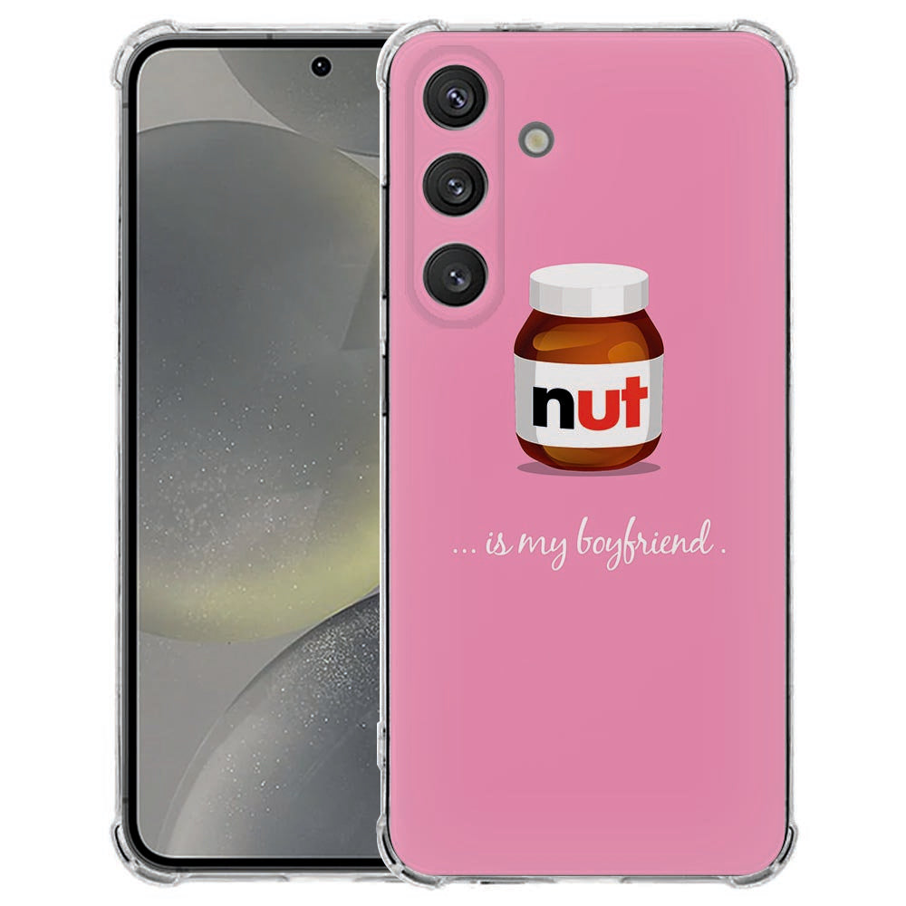 Samsung Galaxy S25 FE Hoesje - Hoesje Nut Boyfriend TPU Antishock