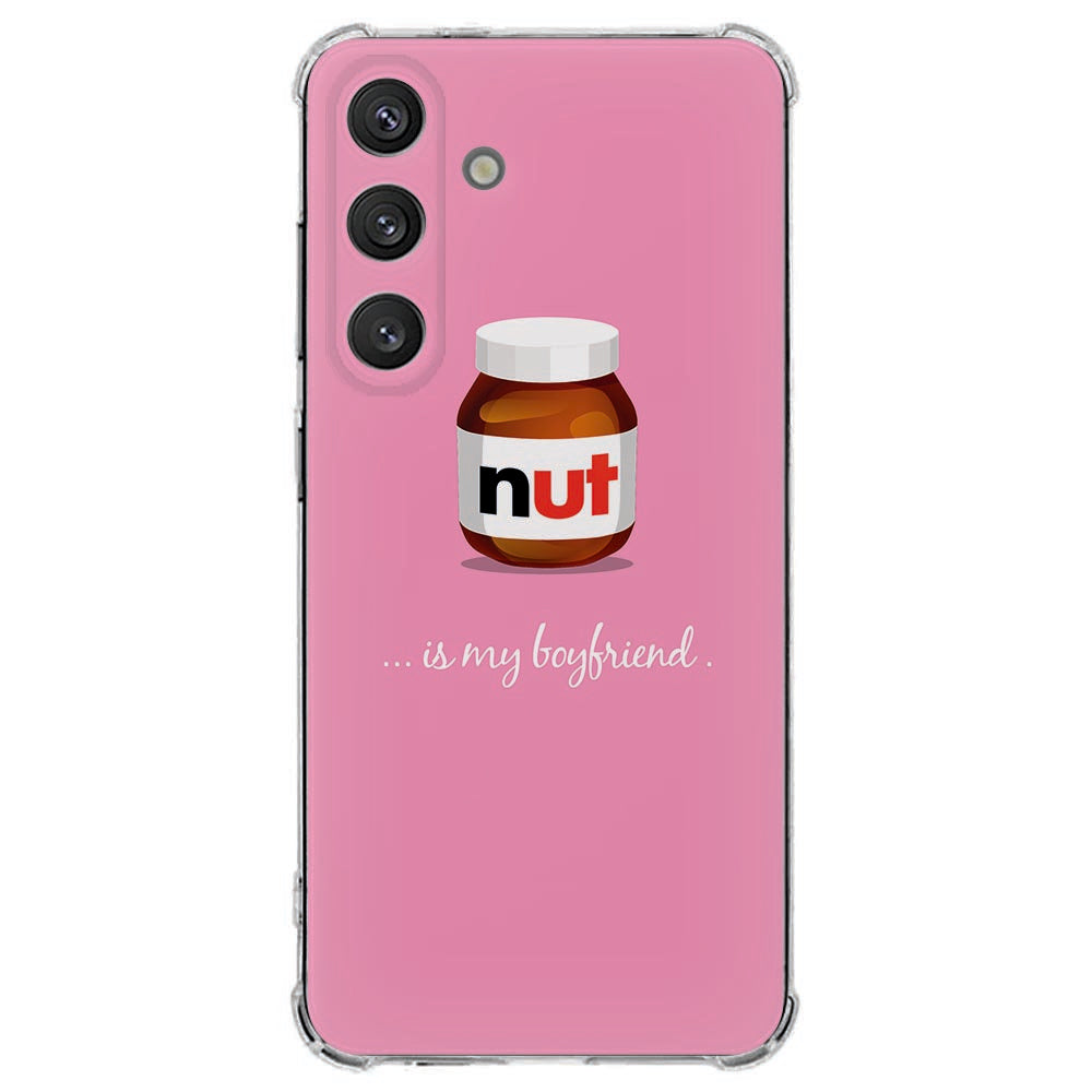 Samsung Galaxy S25 FE Hoesje - Hoesje Nut Boyfriend TPU Antishock