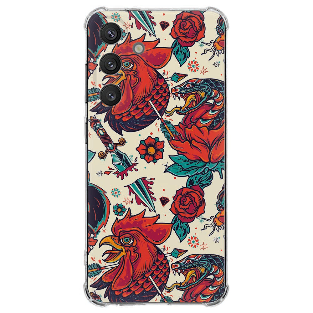 Samsung Galaxy S25 FE Hoesje - Old Skool TPU Antishock