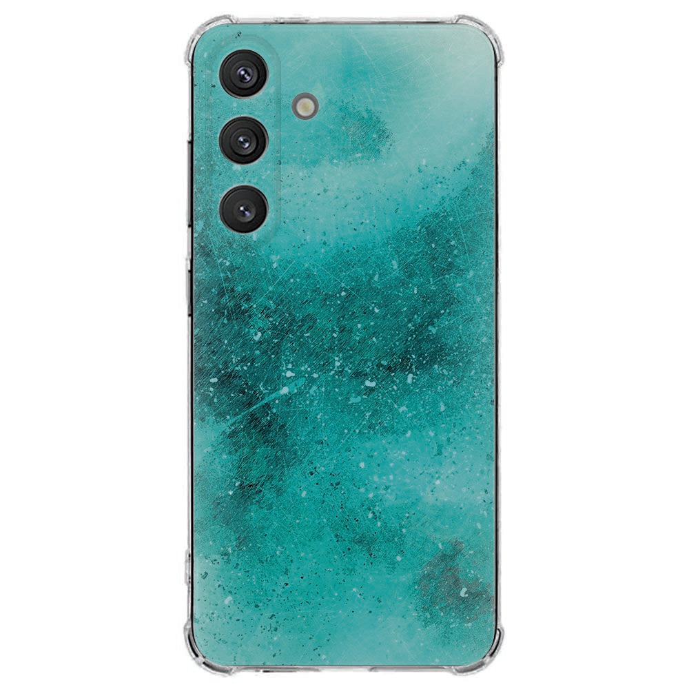 Samsung Galaxy S25 FE Hoesje - Painting Blue TPU Antishock