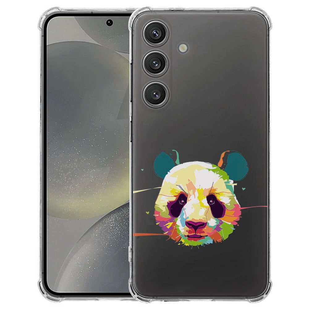 Samsung Galaxy S25 FE Hoesje - Panda Color TPU Antishock
