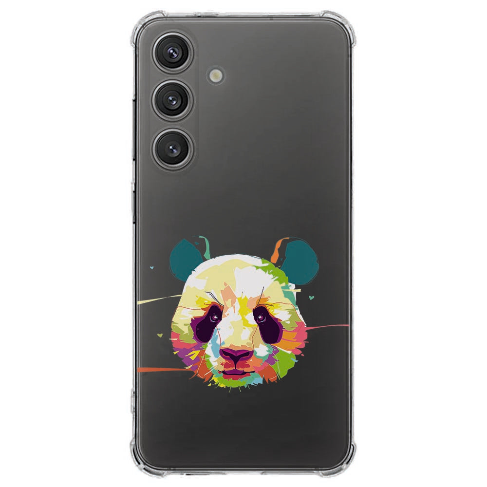 Samsung Galaxy S25 FE Hoesje - Panda Color TPU Antishock