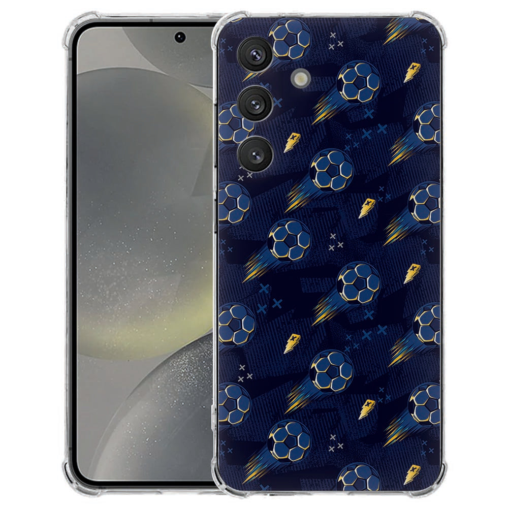 Samsung Galaxy S25 FE Hoesje Voetbal TPU Antishock Vooraanzicht.