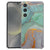 Samsung Galaxy S25 FE Flexibele back cover - Watercolor Mix TPU Antishock Voor- en achteraanzicht.