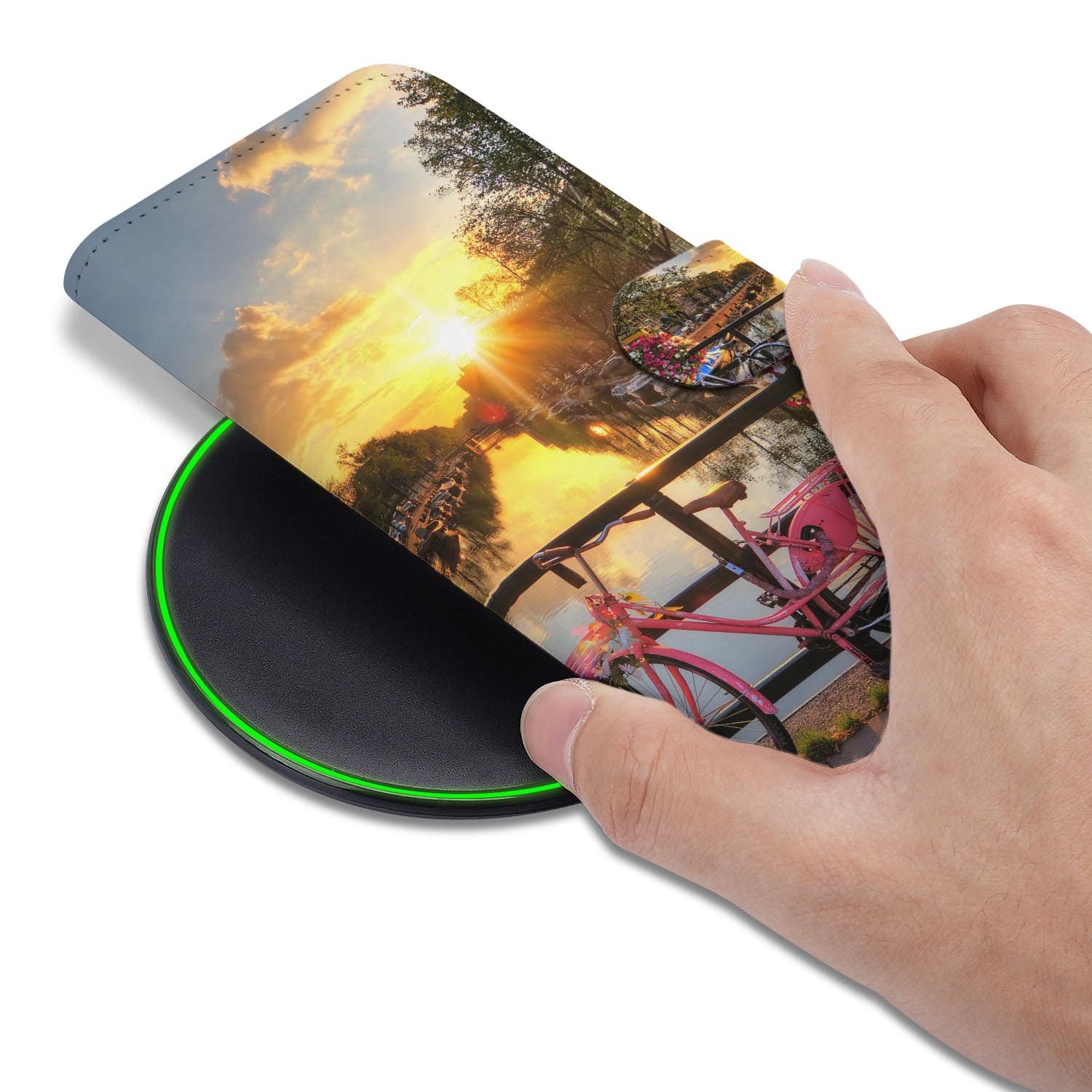 Samsung Galaxy S26 FE hoesje met pasjeshouder in Amsterdamse Grachten uitvoering