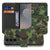 Samsung Galaxy S26 FE bookcase hoesje met Army Dark camouflageprint in groen en bruin