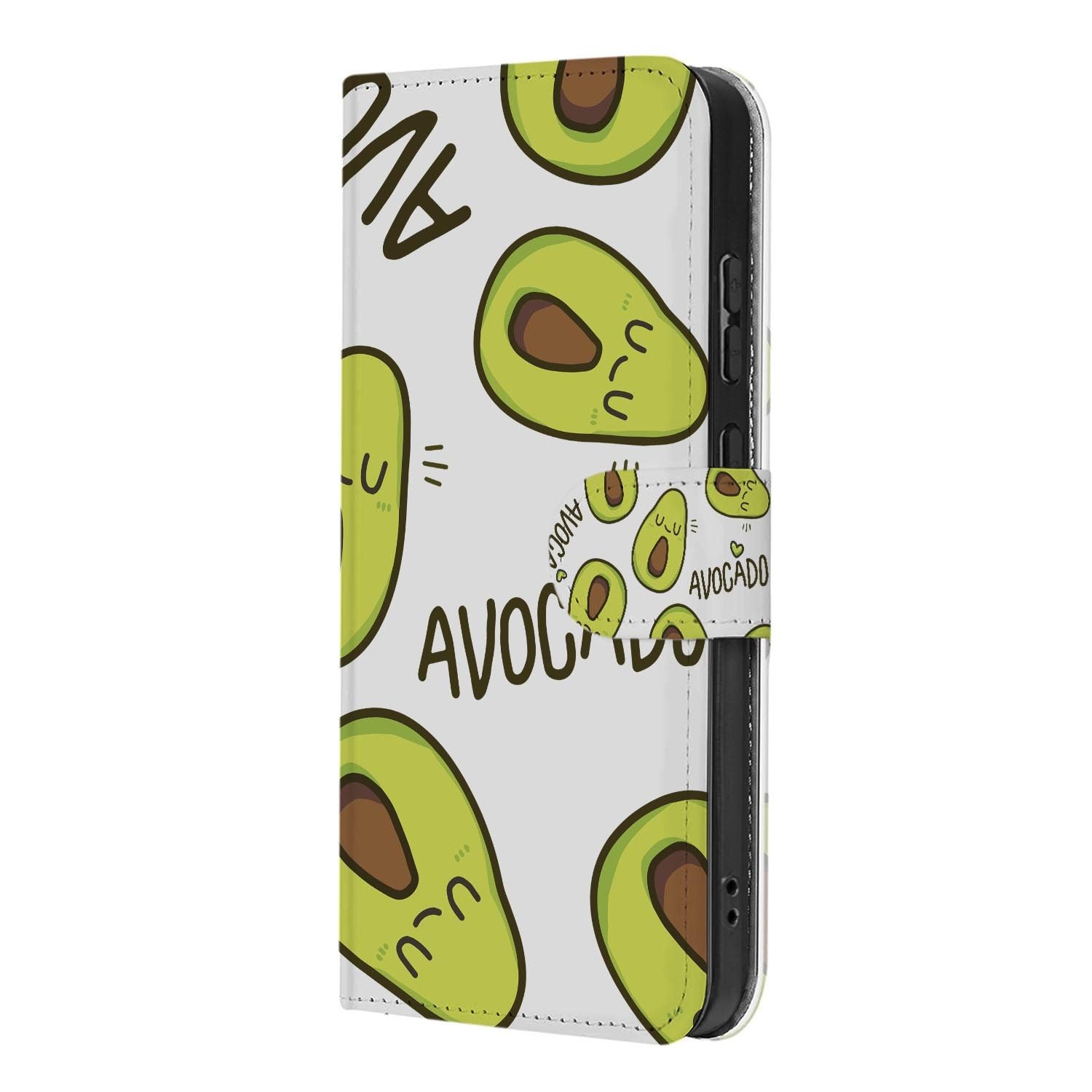 Book case voor Samsung Galaxy S26 FE met vrolijk Avocado Singing ontwerp