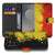 Samsung Galaxy S26 FE bookcase hoesje met België vlag design in zwart, geel en rood