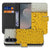 Samsung Galaxy S26 FE bookcase hoesje met design Bier in geel en wit