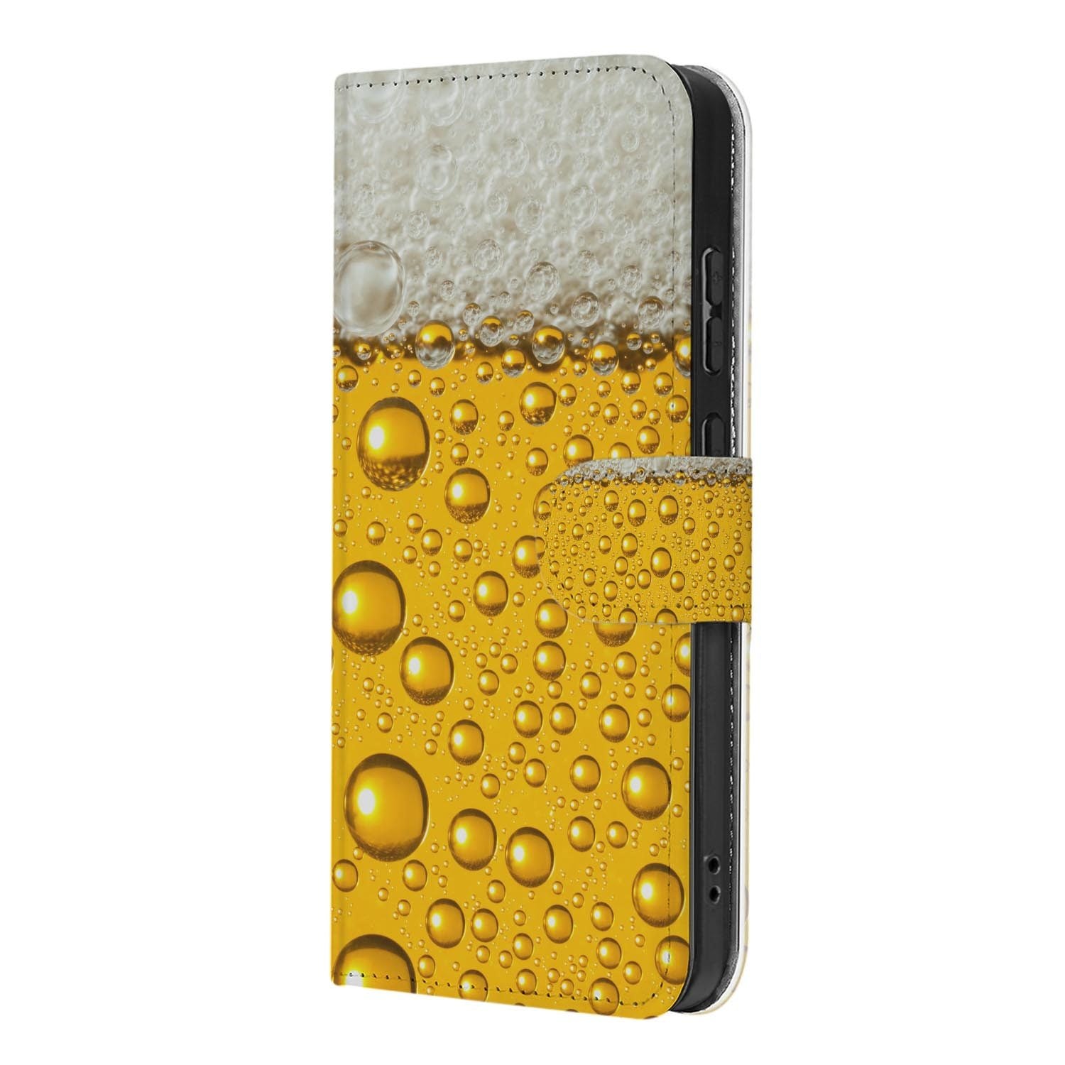 Kunstleren klaphoesje met Bier design voor de Samsung Galaxy S26 FE