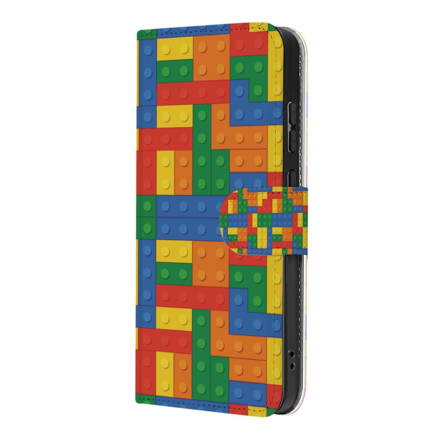 Meerkleurig Blokken ontwerp op een Samsung Galaxy S26 FE book case