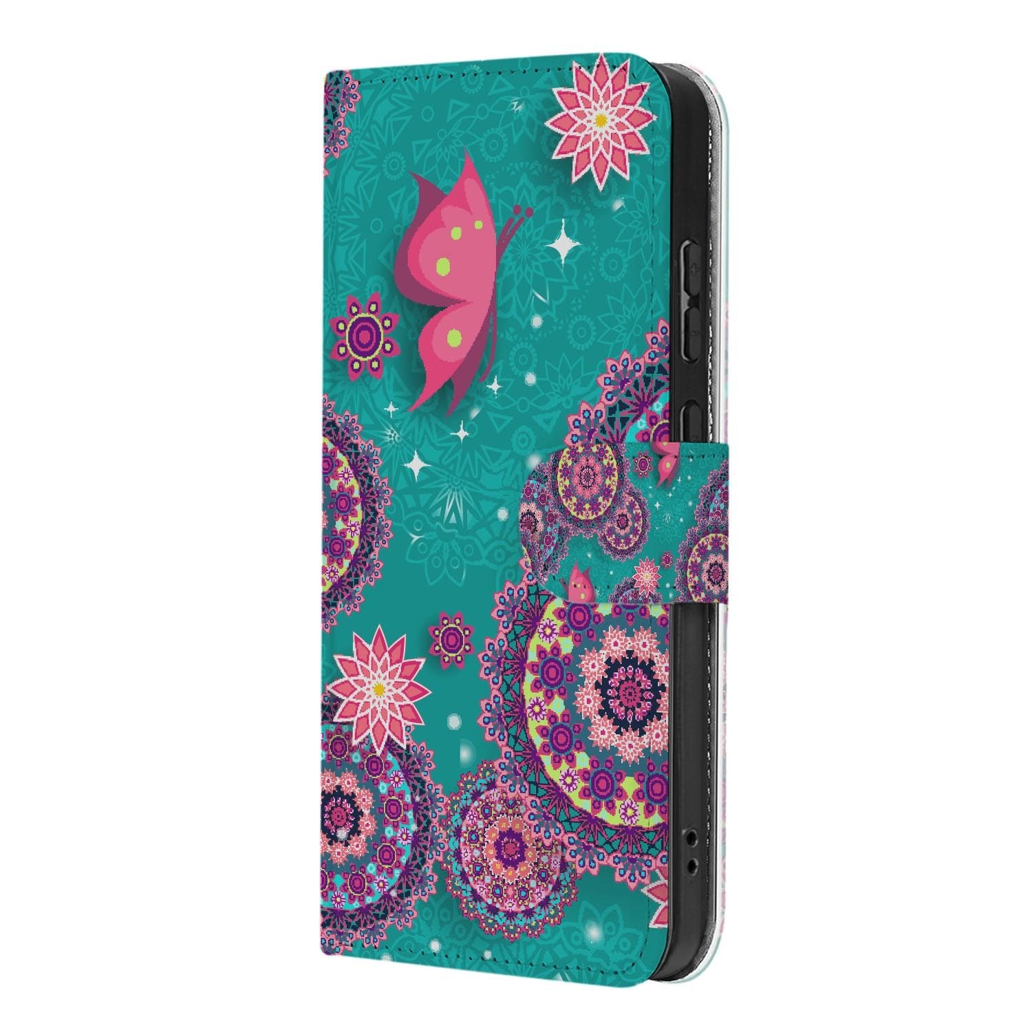 Kunstleren klaphoesje Cirkels en Vlinders voor de Samsung Galaxy S26 FE