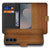 Samsung Galaxy S26 FE bookcase hoesje met Donker Hout design in bruin
