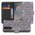 Samsung Galaxy S26 FE bookcase hoesje met meerkleurig Flower Tiles bloemenpatroon