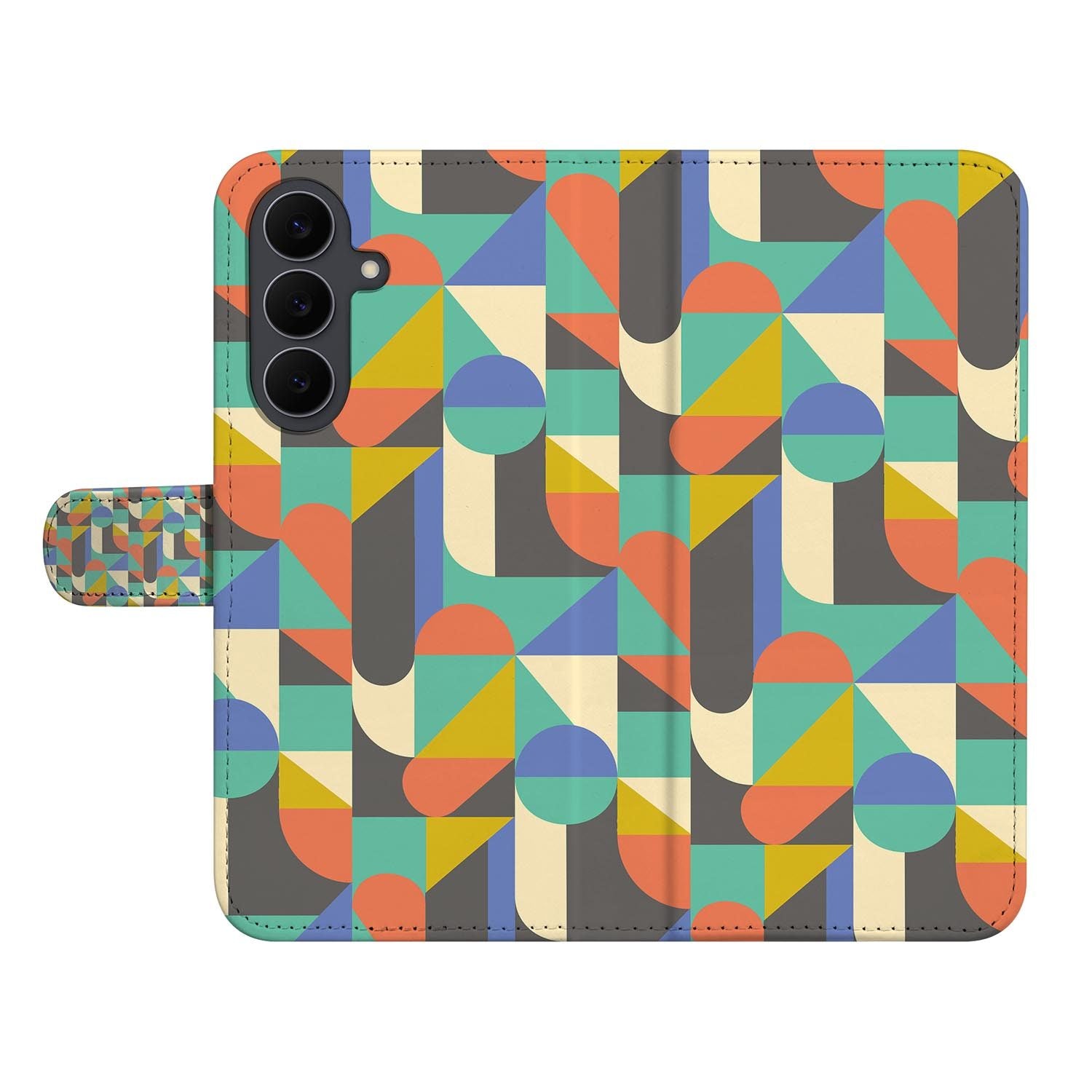 Funky Retro book case voor de Samsung Galaxy S26 FE