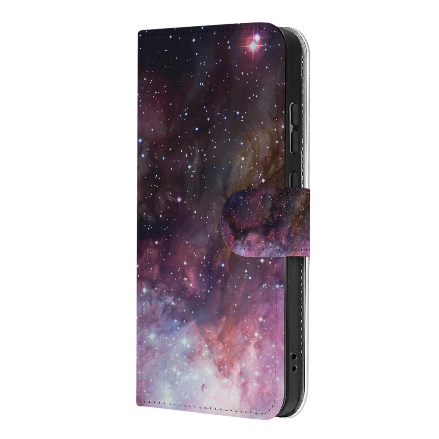 Kunstleren klaphoesje met Galaxy design voor de Samsung Galaxy S26 FE