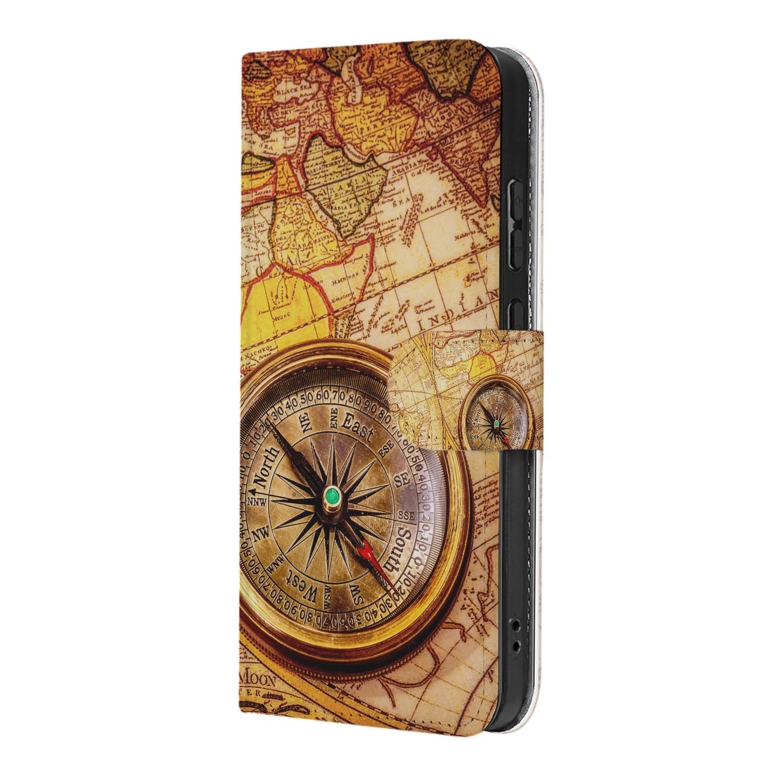 Book case Kompas in reisstijl voor de Samsung Galaxy S26 FE