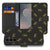 Samsung Galaxy S26 FE bookcase hoesje met Leopards design in zwart en goud